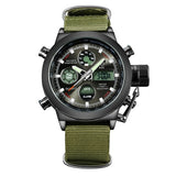 Men Watch with Nylon Strap Digital Analog