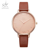 Ladies Watch Leather Quartz Watch