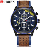 Men Wrist watch Calendar Chronograph Quartz watch