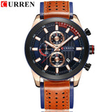 Men Wrist watch Calendar Chronograph Quartz watch