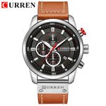 Men Luxury Brand Chronograph Quartz Wristwatch