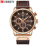 Men Luxury Brand Chronograph Quartz Wristwatch