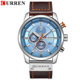 Men Luxury Brand Chronograph Quartz Wristwatch