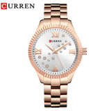 Women Watch Quartz Wristwatch Rose Gold