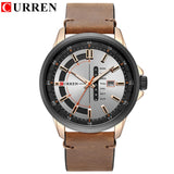 Men Watch Quartz Wristwatch Leather