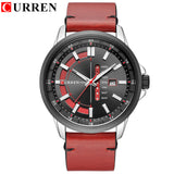 Men Watch Quartz Wristwatch Leather