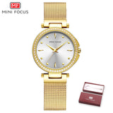 Women Luxury Fashion Ladies Quartz Wristwatch Waterproof