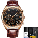WristWatch Men Chronograph Stainless Steel Waterproof
