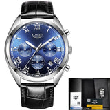 WristWatch Men Chronograph Stainless Steel Waterproof