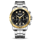 Men Chronograph Quartz Watches Luxury Waterproof Watch