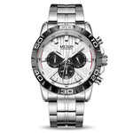 Men Chronograph Quartz Watches Luxury Waterproof Watch