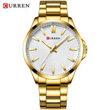 Men Watch Stainless Steel Wristwatch Waterproof