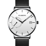 STARKING Men Watch Steel Quartz Analog