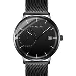 STARKING Men Watch Steel Quartz Analog