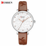 Women Watch Pink Leather Wristwatch Luxury Quartz Watch